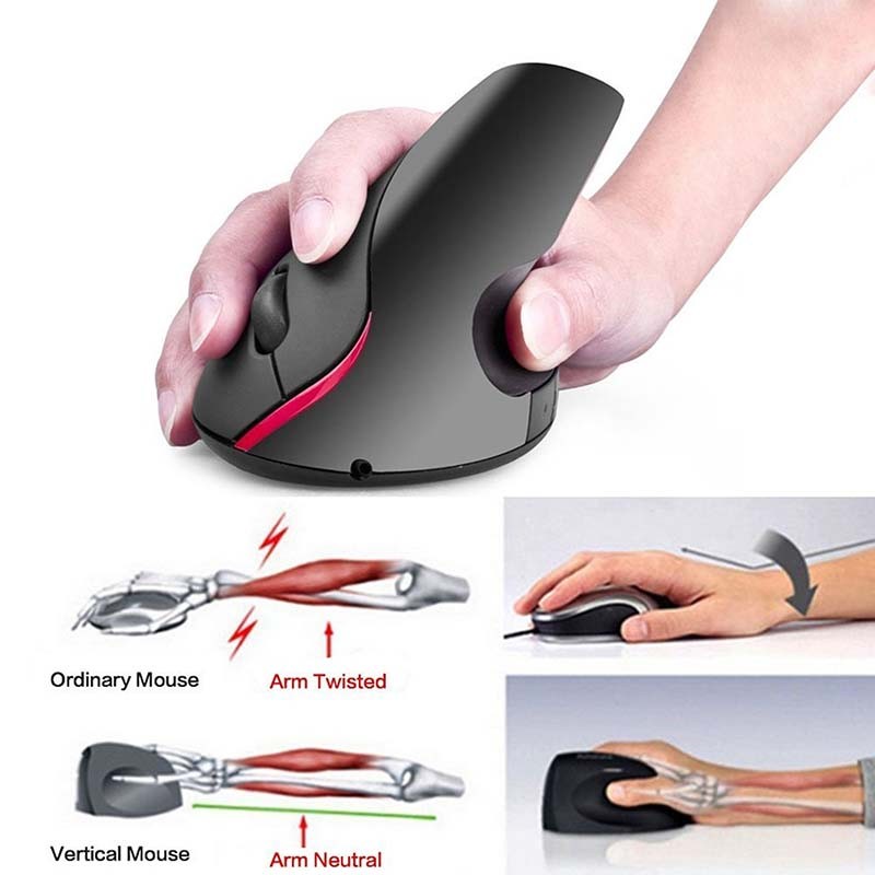 Souris Ergonomique Verticale Usb (blanche) à Prix Carrefour