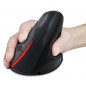 Souris Ergonomique Verticale USB Sans Fil 2.4G avec 3 Niveaux DPI ajustables 800 / 1200 / 1600 et 5 Contrôles Latéraux