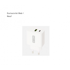 Re-load Chargeur mural USB 3.0, USB C, très rapide DUAL PORT