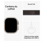 Apple Montre connectée Apple watch Ultra 2 Cellular 49MM Titane/Boucle Trail B/N M/L