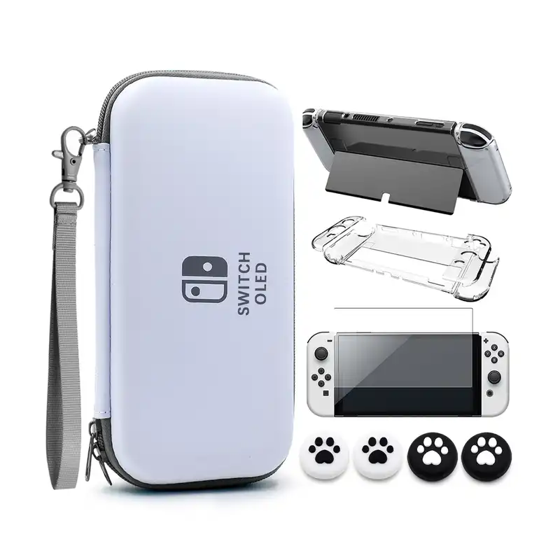 New Switch Accessoires Oled Lecteur de jeux vidéo Accessoires Étuis pour  lecteurs de jeux vidéo Nitendo 7 EN 1