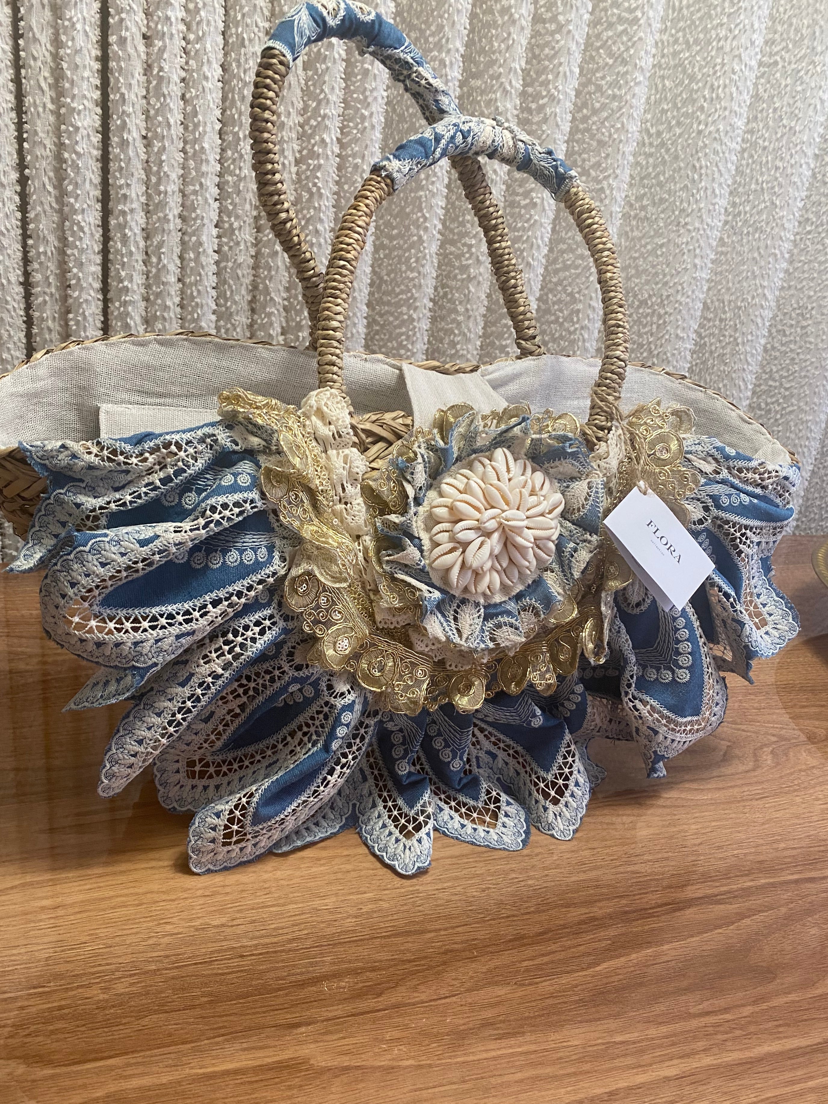 Bolso Artesanal “Azul Real” |Flora Collection