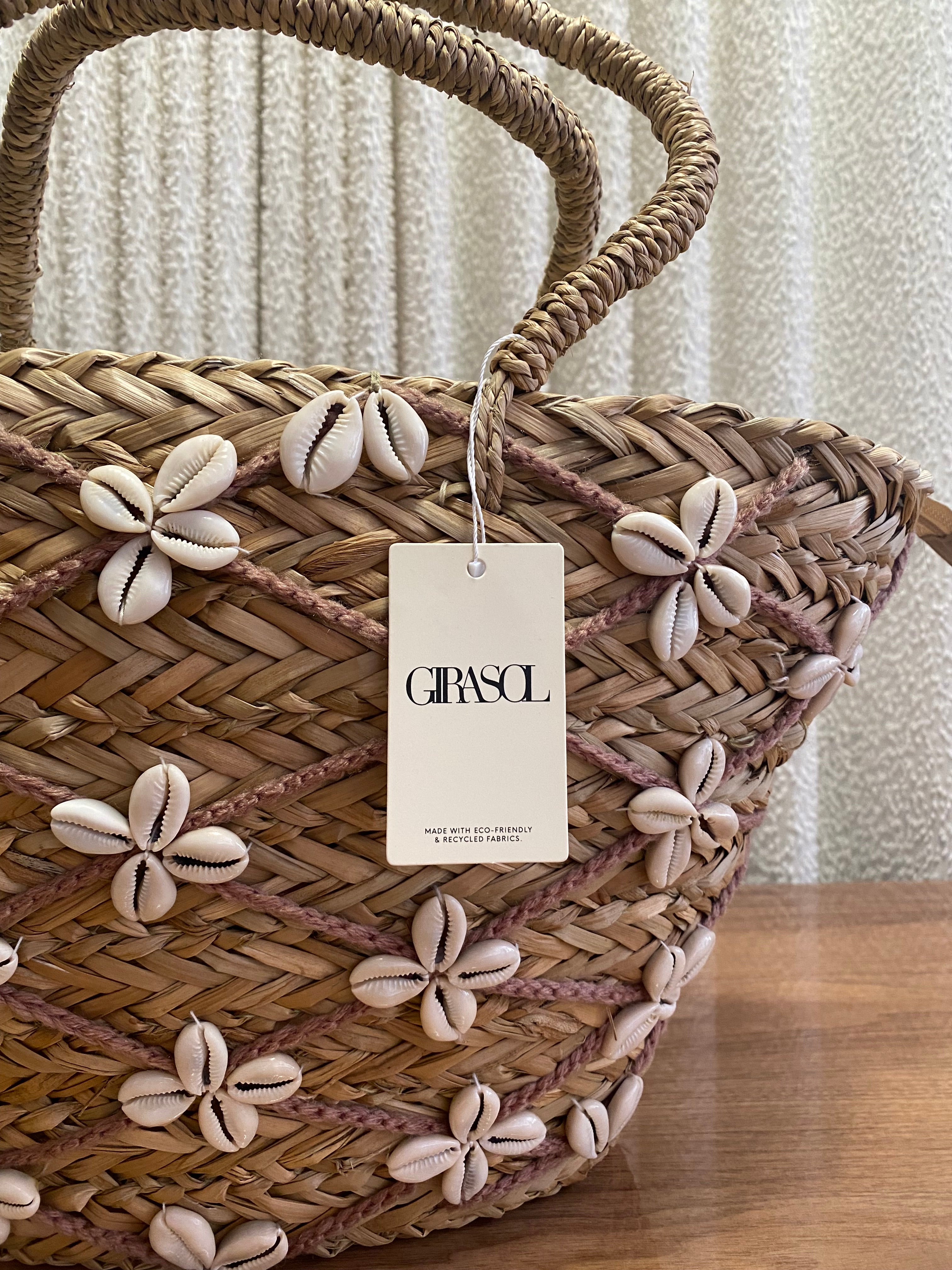 Bolso Artesanal “Mar” de Conchas Blancas  |Girasol Collection